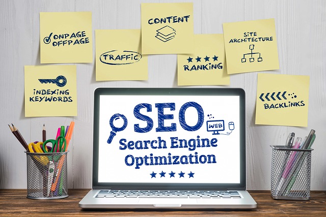 Internet Marketing SEO Breakdown showing content, traffic, site architecture, backlinks, onpage and offpage, indexing keywords